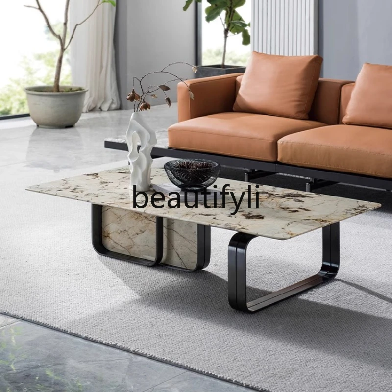 

Мраморное основание в итальянском стиле, современный минималистичный журнальный столик, набор приставных столиков