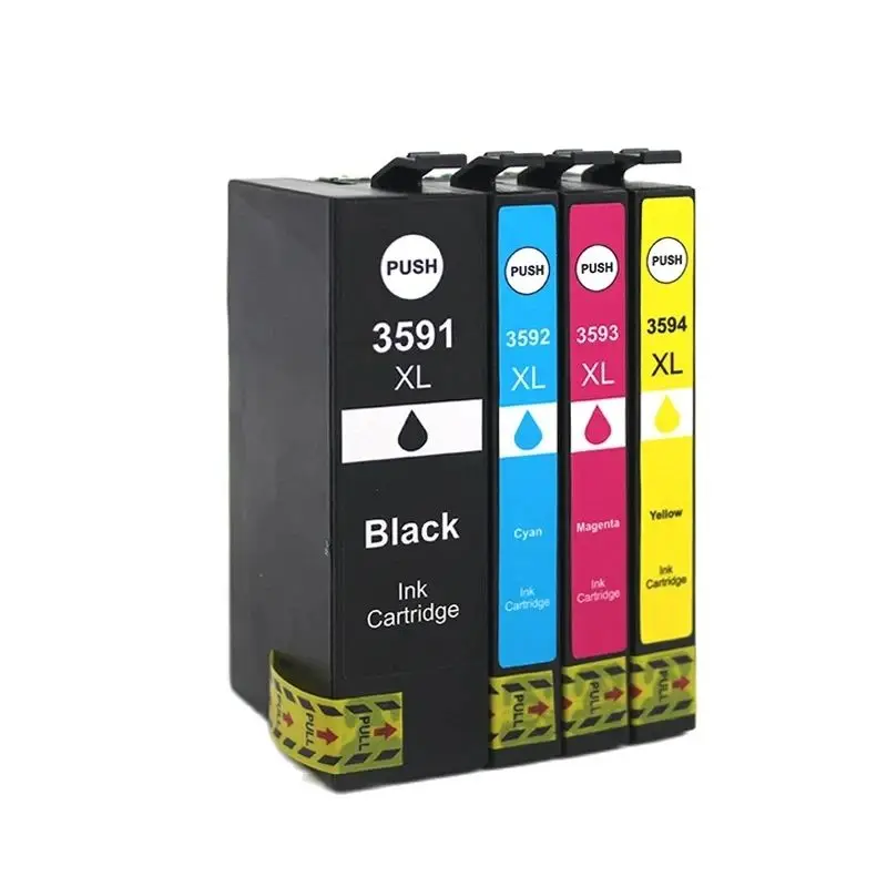 35 35XL T35XL T3591 T3592 T3593 T3594 Premium Color Compatible Ink Cartridge for Epson WorkForce Pro WF-4740DTW WF-4725 WF-4730