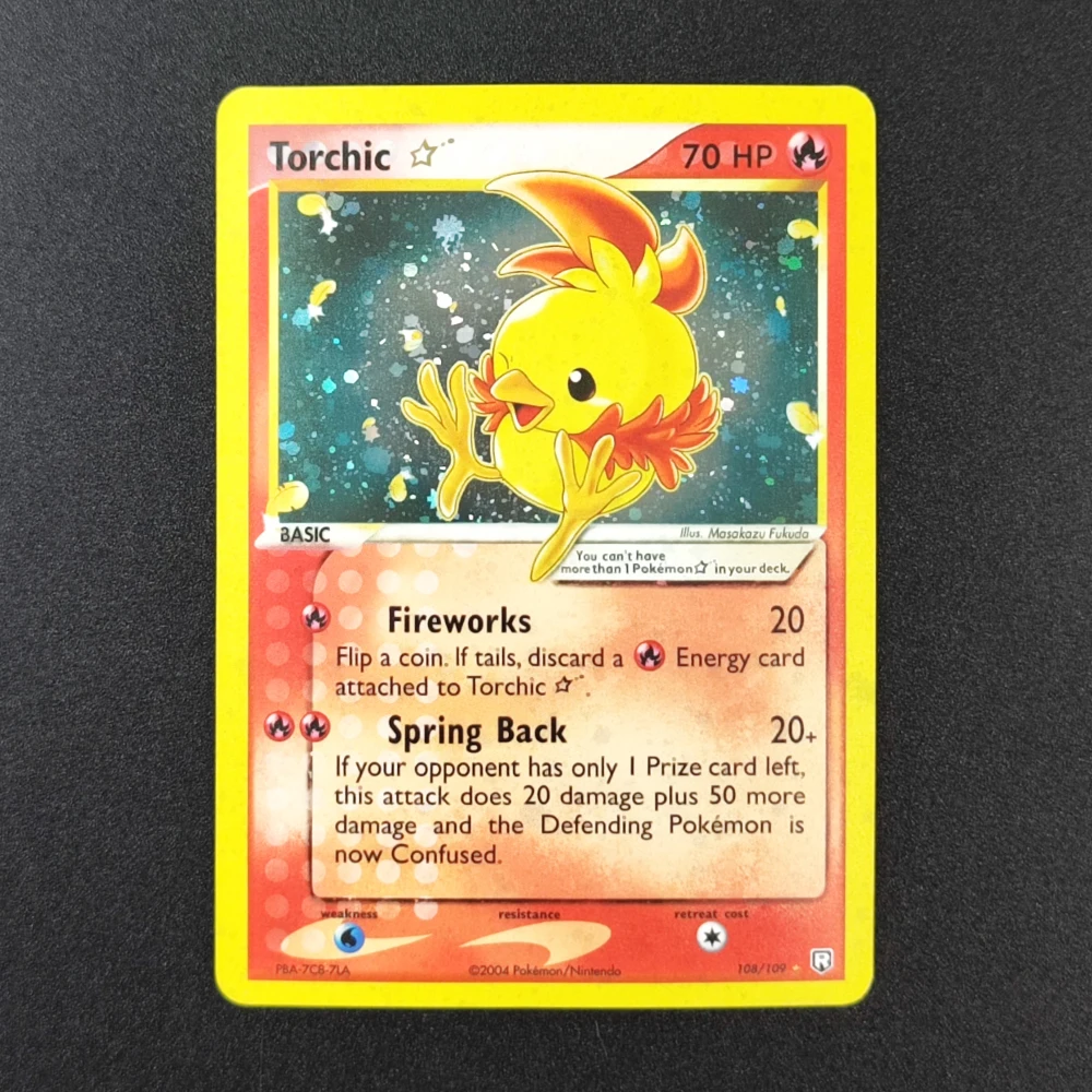 لتقوم بها بنفسك Proxy PTCG الإنجليزية Umbreon Charizard Rayquaza Lugia Mewtwo Pikachu Torchic Espeon الذهب ستار هواية جمع بطاقة فلاش لعبة