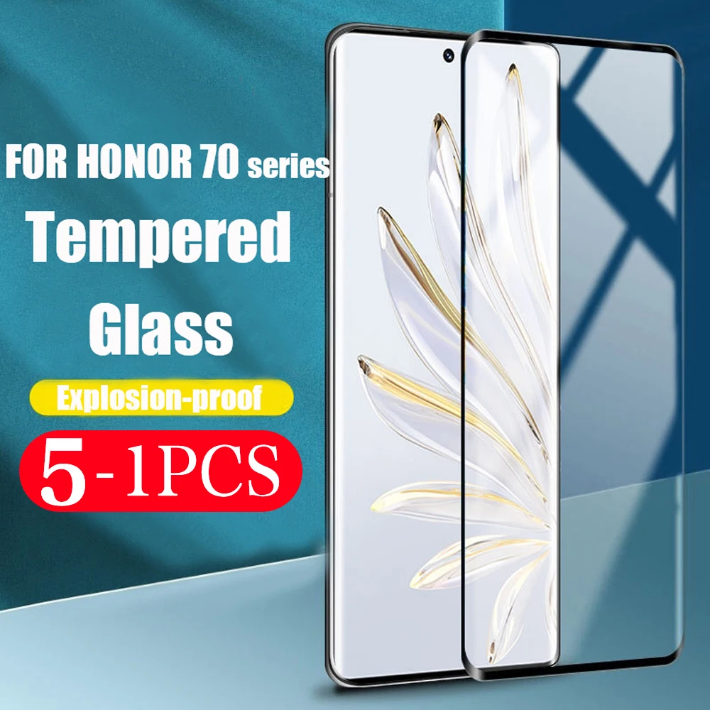 5-1Pcs For Honor 70 60 50 SE lite pro plus For Honor Magic 3 4 Tempered glass phone screen protector galss protective film