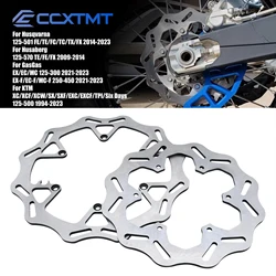 Discos de freno delanteros y traseros para motocicleta, rotores de 260MM y 220MM para KTM, EXC, EXCF, SX, SXF, XC, XCF, XCW, TPI, Six Days 500, 450, 400, 350, 300, 250, 125