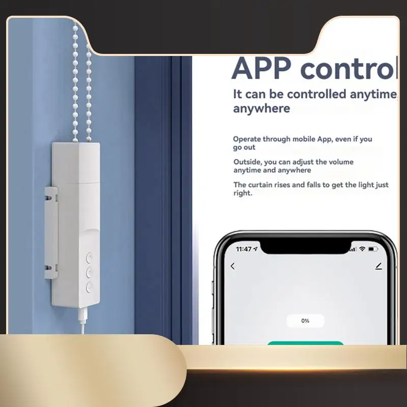 

Matter Wi-Fi Smart Roller Shade Driver Smart Curtain Companion Автоматический подъемный двигатель с шариками Двигатель рольставней-N36R