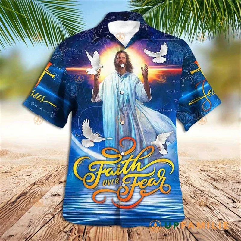 God Loves The Common People Jesus Hawaiian Shirts Mens Womens Fashion Cool Beach Shirts Summer Cool Floral Shirt Tops Clothes