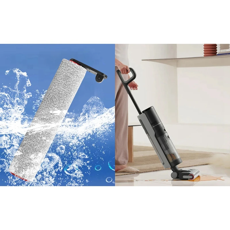 فرشاة دوارة بديلة وفلتر HEPA لأجزاء المكنسة الكهربائية الرطبة والجافة Dreame H12 Pro H12 Plus M13beta