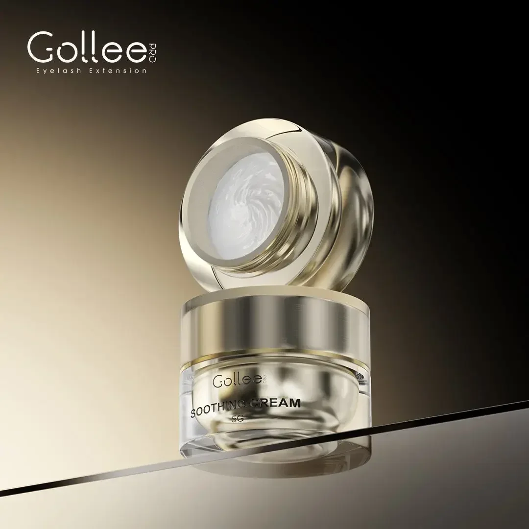 Gollee Eyes Anti-Allergie-Creme nach Wimpernkleber, verhindert Augenreizungen, Anti-Rötungen, Schwellungskleber, Wimpernverlängerungsallergie