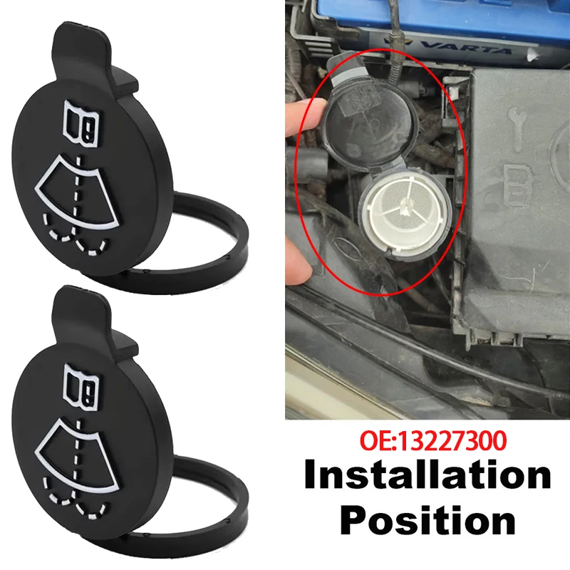 2 قطعة لأوبل ADAM أسترا J K كورسا E شارة موكا فيفا ل فوكسهول ممسحة زجاج أمامي غسالة خزان السائل غطاء تغليف