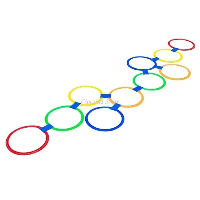 Y1UB – ensemble d'anneaux saut, jouet sport amusant, fête Parent-enfant, exercice Fitness, jouet d'extérieur