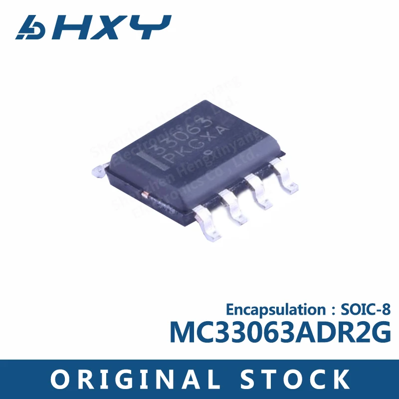 10PCS MC33063ADR2G Encapsulation: Soic-8 Input Voltage: 3V ~ 40V output voltage: 1.25 V ~ 40V output current (Max) : 1.5 A