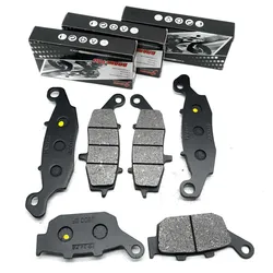 For SUZUKI SFV400A Gladius 400 ABS 2010-2018 SFV650 2009-2016 SFV 650 Motorcycle Front Rear Brake Disc Pads Kits Set Parts