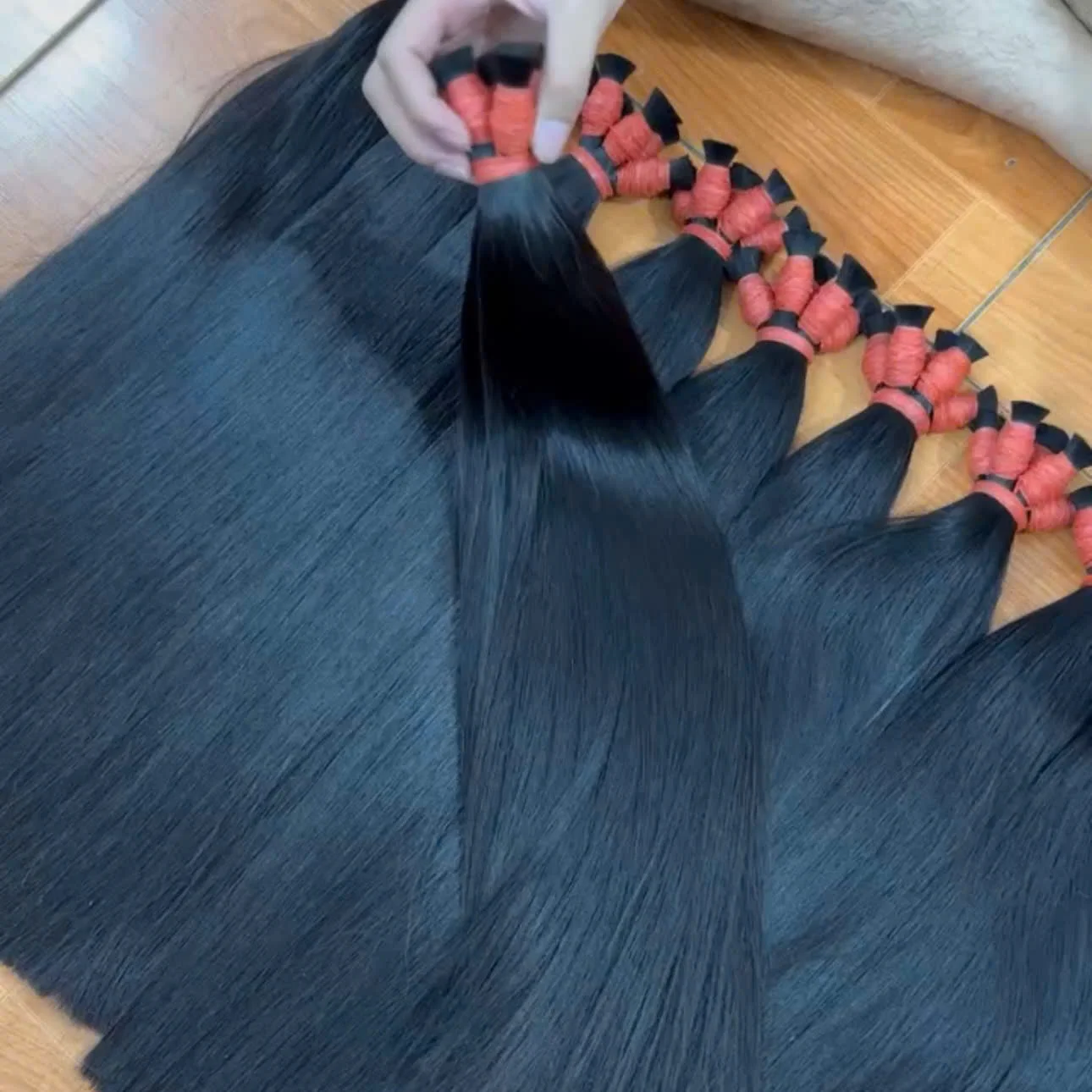 Cabelo Human No Weft Virgin Human Hair Bulk 613 100% Raw Human Virgin Hair Real Natural Hair Extension For Mega Hair 18-30inches