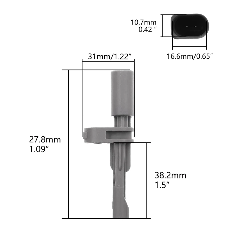 Rear ABS Wheel Speed Sensor Wheel Speed Accessory For VW GOLF CC Magotan  A3 S3 Q2 WHT003864B WHT003864A WHT003864