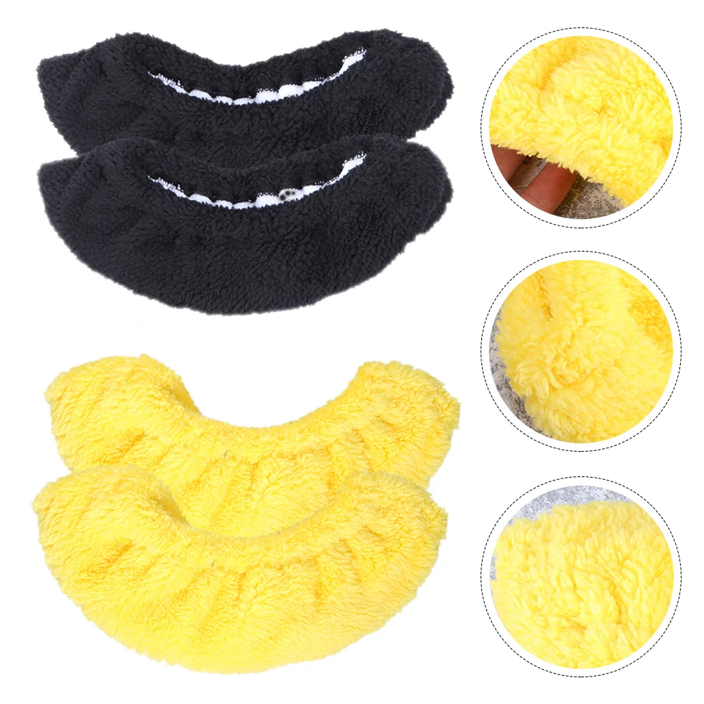 2 Pairs Absorb Water Ice Skates Child Kids Roller Polyester Plush Blades Covers