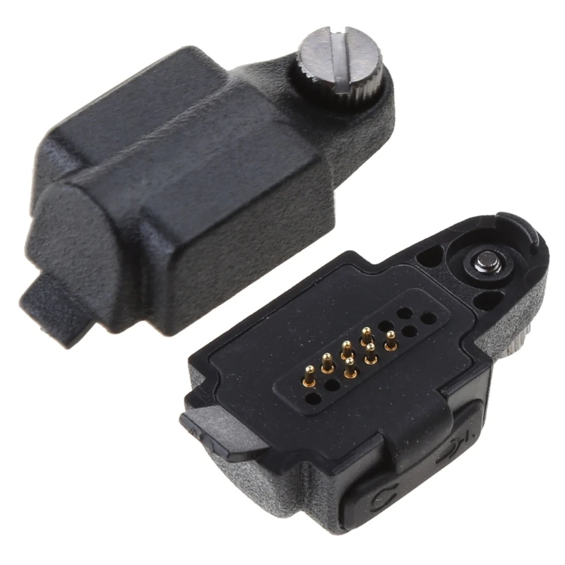 Adaptador de audios con enchufe de 2 pines, para GP328Plus Retevis RT29 RT48 RT82 Ailunce HD1, walkie-talkie, Radio de 2 vías