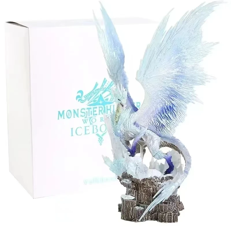 

[Inventory] Monster Hunte Iceborne Velkhana Dragon PVC Scale Model Anime Figure Statue Collection Toy