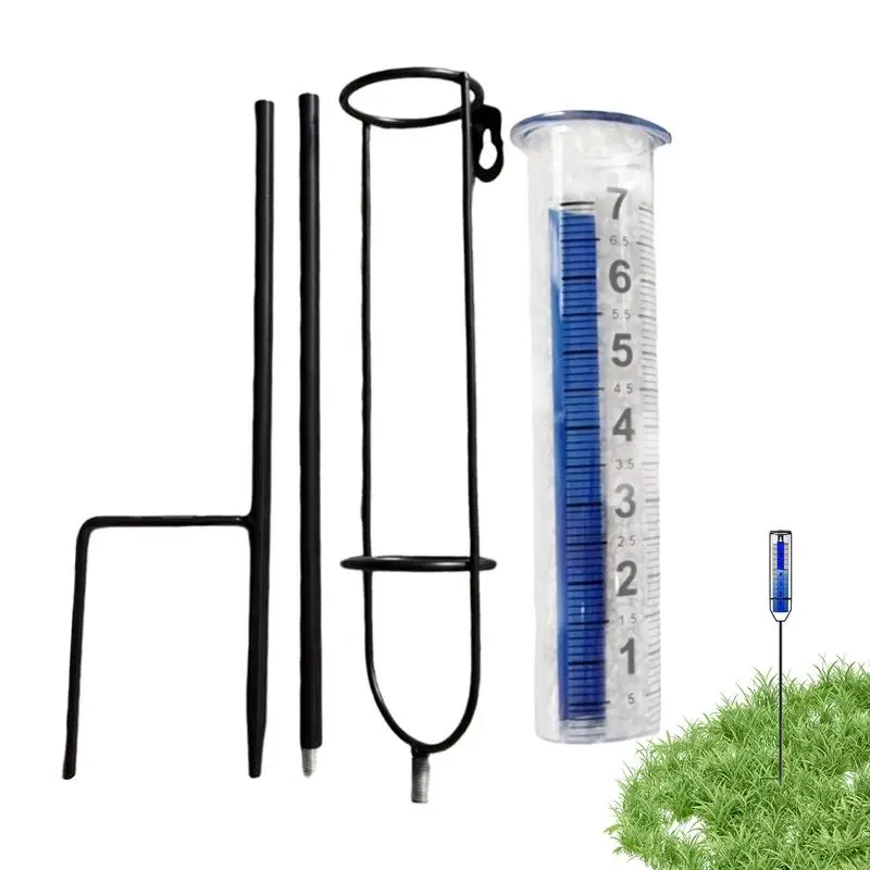 

Датчик воды для дождя, декоративный датчик дождя, монитор закатания, большие четкие цифры, измерительный инструмент для двора, забора, лужайки