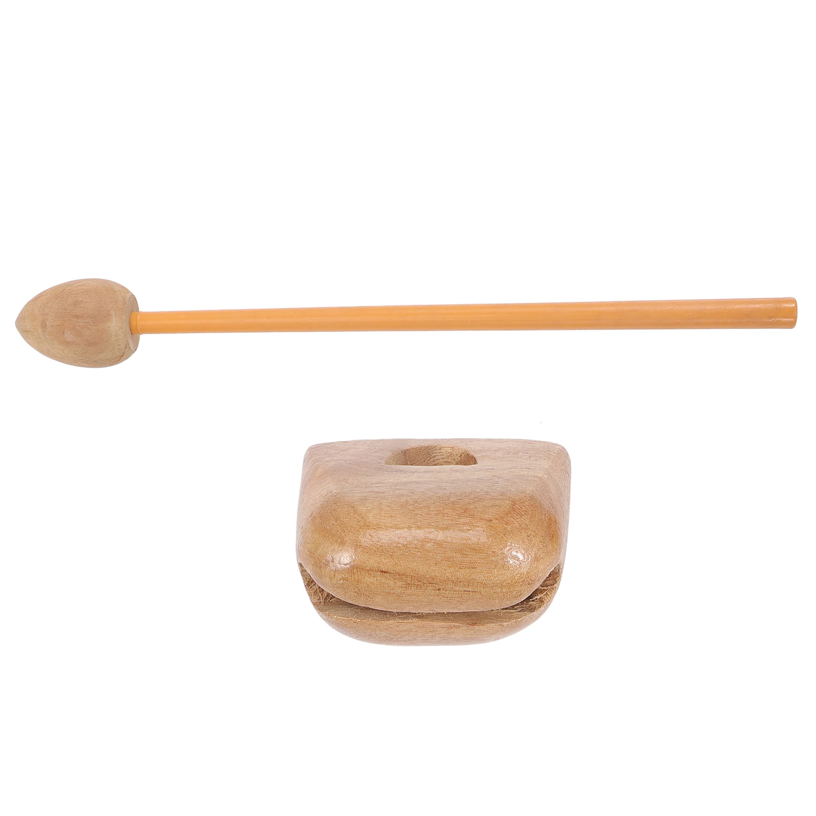 

1Set Wooden Knocker Percussion Instrument Natural Durable Wood Meditation Room Music Instrument Musical Instruments