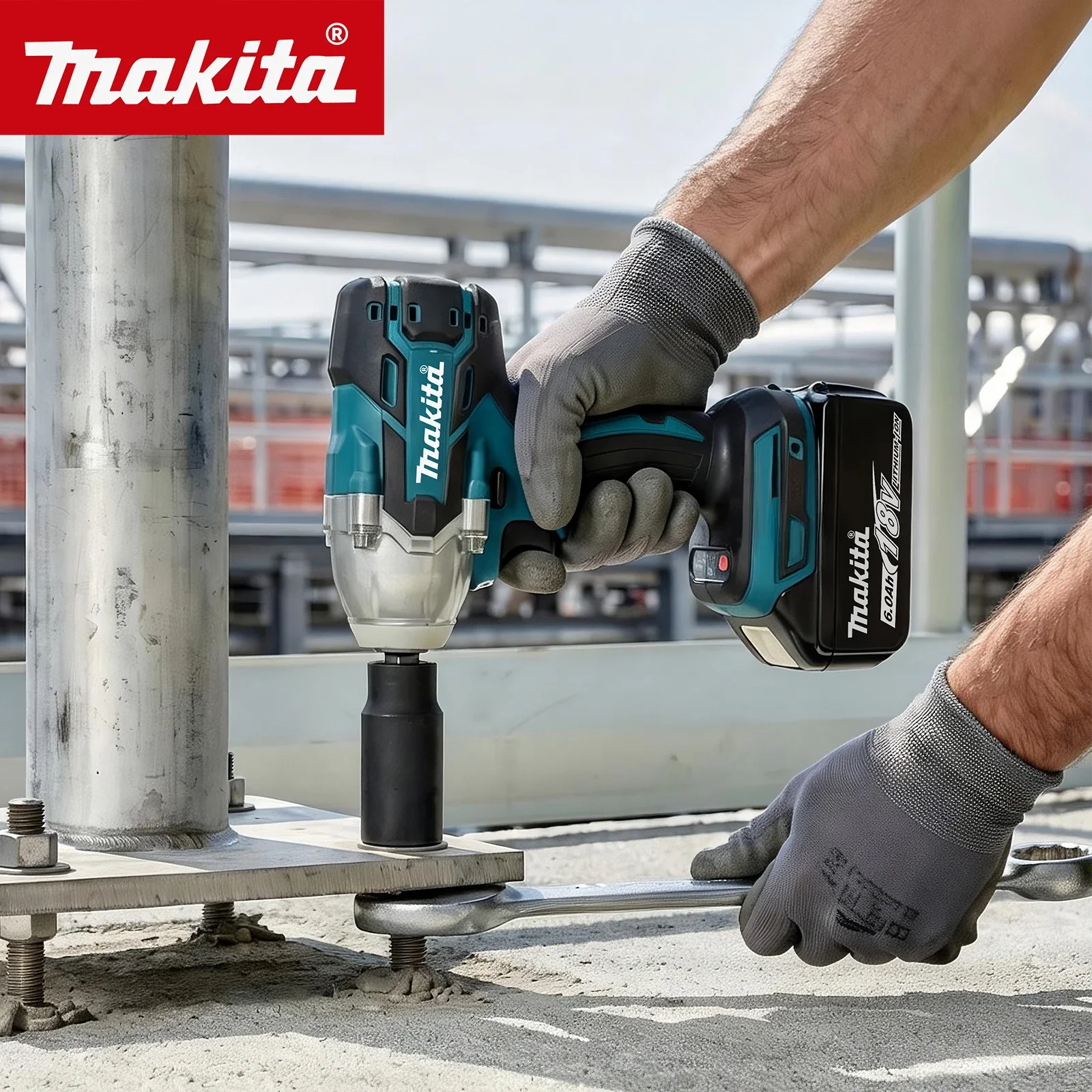 Makita DTW285 Three-Speed Impact Wrench For M10-M20 Bolt Fastening And Rusted Stuck Nut Disassembly Power Tools