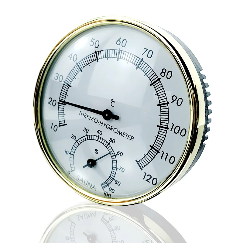 Precision Sauna Thermometer Plastic Sauna Thermometer Easy-to-read Hygrometer  for Sauna