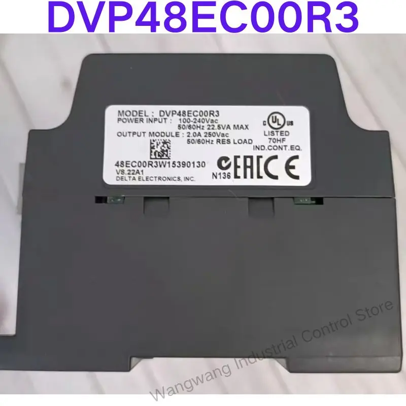 Second-hand test OK , DVP48EC00R3  Programmable Controller