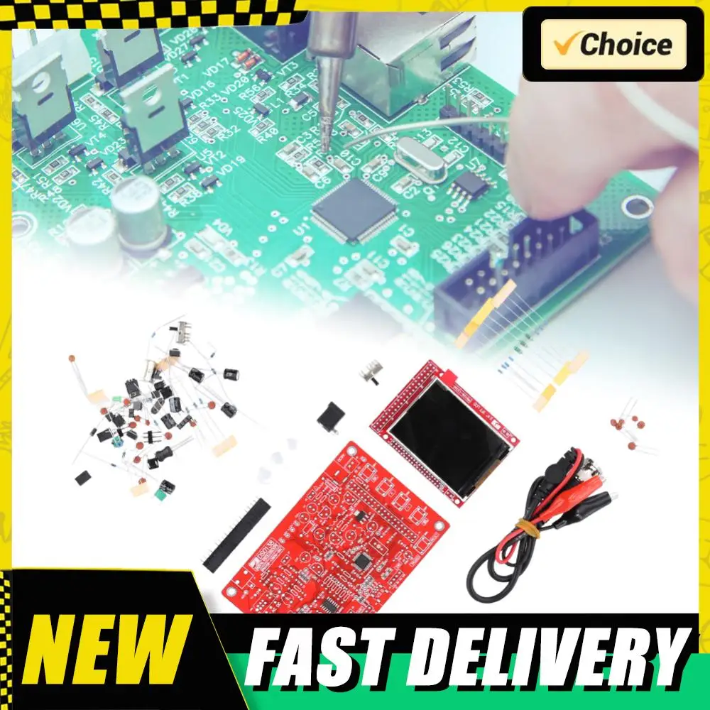 

DSO138 Цифровой осциллограф 2,4-дюймовый TFT цифровой осциллограф DIY Kit 1Msps Электронный обучающий набор