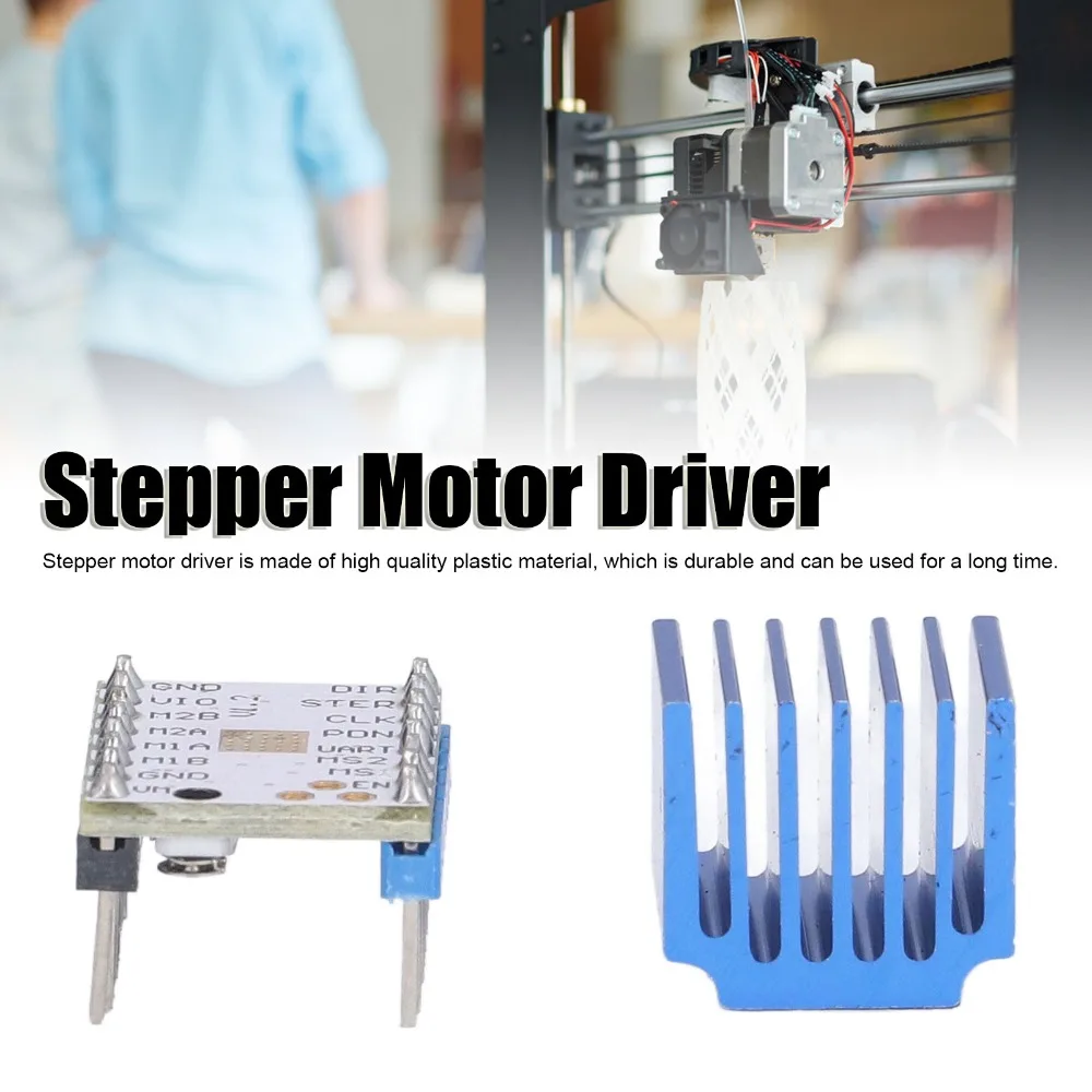 Blue TMC2208 V1.2 Driver Board Plastic Rectangle 3D Printer Drive Accessories Upgraded TMC2208 Controller for TMC2208 V1.2