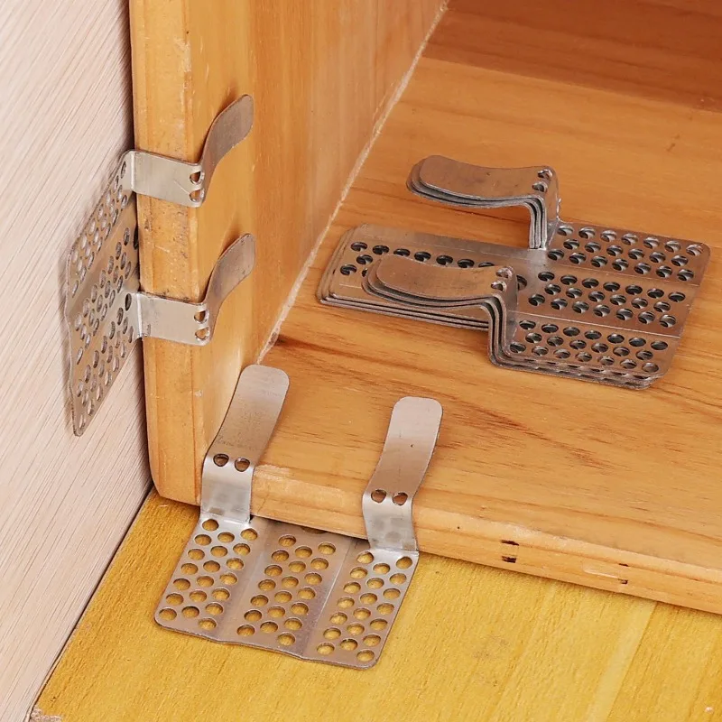 Drywall Repair Clips Wall Patch Kit with Screw Heavy Duty Wall Hole Patch Bracket for 1/2 Inch Plasterboard Hole Repair Solution