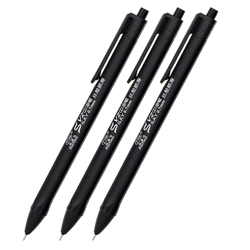 

Набор из 3 гелевых ручек-роллеров для плавного письма, шариковые ручки для школы, офиса, дома, заметок, домашних заданий, записей