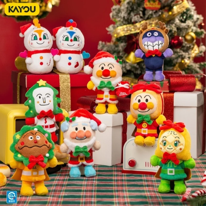 

Authentic Kaoyou Breadman Christmas Gift Series Plush Doll Pendant Blind Box Collectible Toy Trendy Hanging Ornament