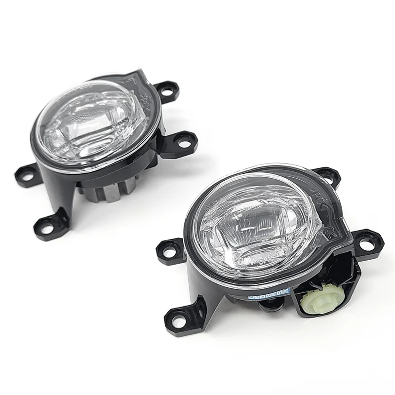 A15Z-Front Bumper Dual Color LED Fog Lights Bezels Brackets Relay Wire Switch Kits for Toyota RAV4 2022 2023 Car DRL Signal