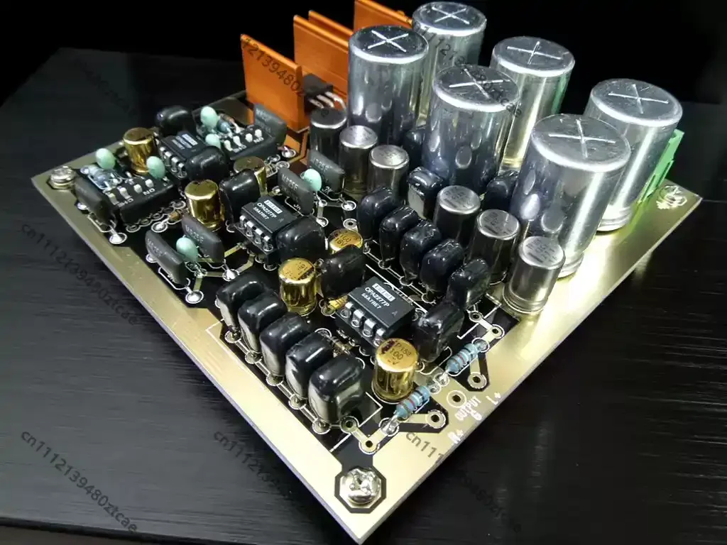 A23 Original Studio DIY Kit Multi Gain Adjustable HiFi Audio Preamp PCB With Full Components For Monitoring System