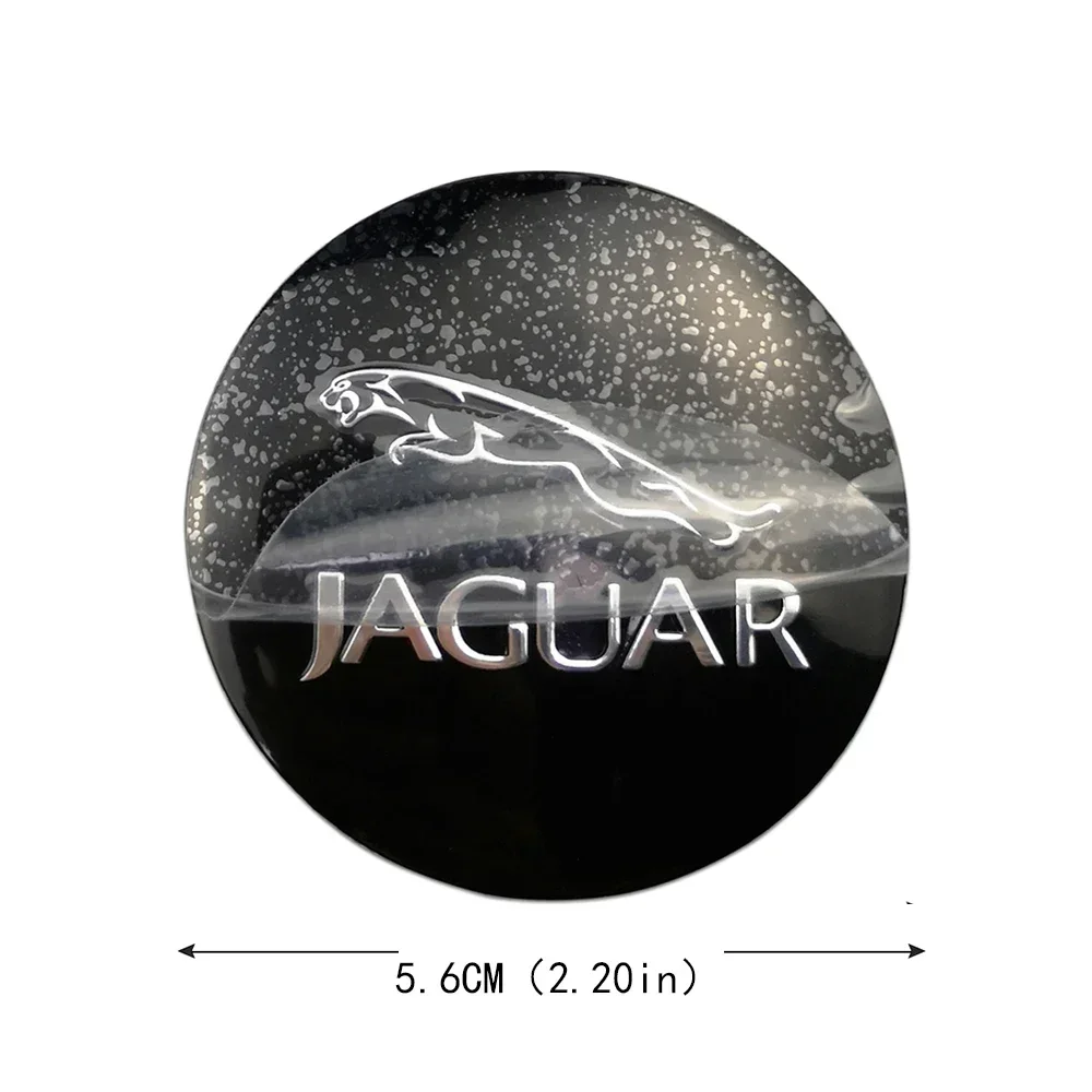 56mm Car Wheel Center Hub Caps Emblem Sticker for Jaguar E Pace Etype XE XK XJ XF F Pace F-type X-type S-type XJS XJL XJ6 XKR