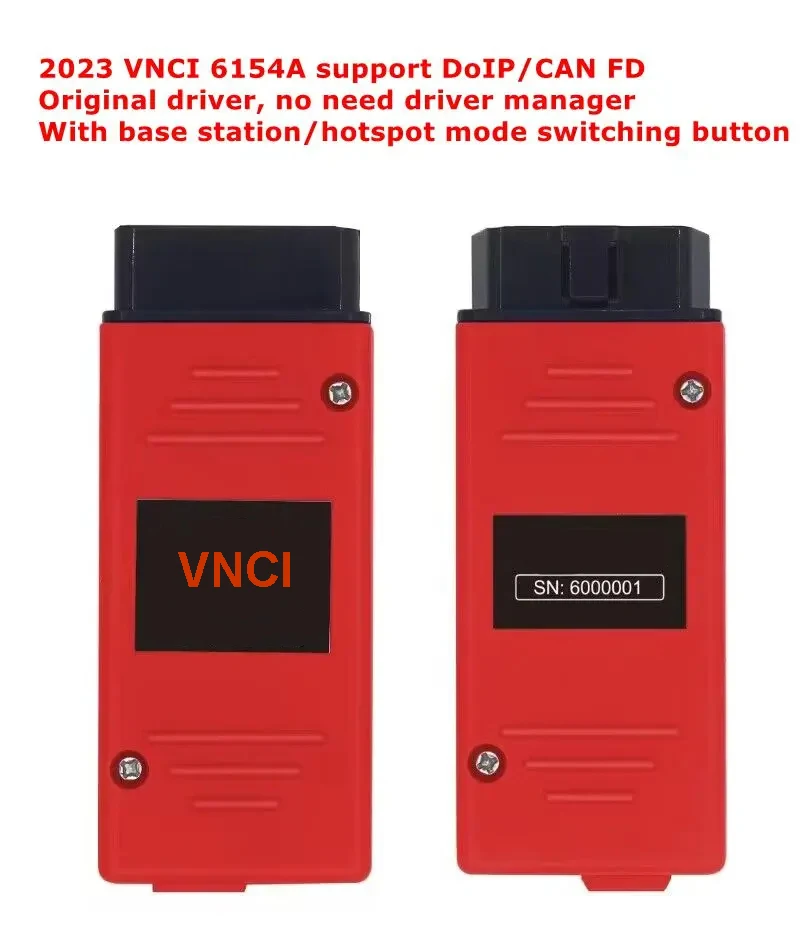 Car Diagnostic Tool For VNCI 6154A ODIS 11 Support Latest Version Software And CAN FD DoIP Protocol Original Function Drive SVCI