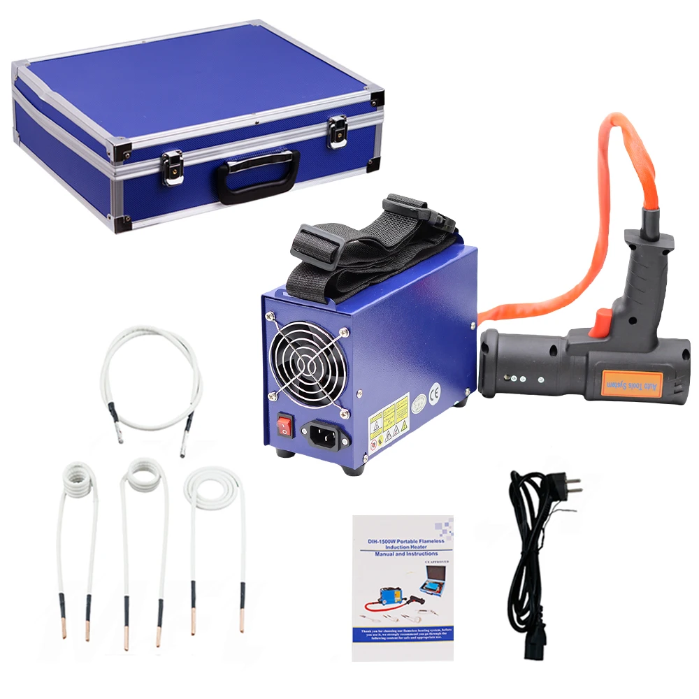 Hand-held 1.5KW nut screw heater split-type high-frequency induction heater