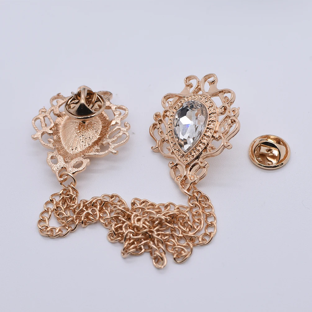 New Vintage Enamel Rose Brooch pin Tassel Chain Brooches Shirt Collar  Needle Lapel Pin for Men and Women Jewelry Gifts - AliExpress 36