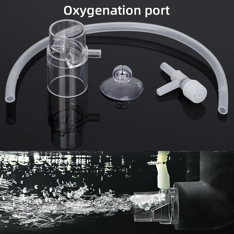 25/20/16mm Acrylic Clear Aquarium Fish Tank Filter Water Increasing Oxygen Nozzle Aquarium Oxygenation Connecting Accessories