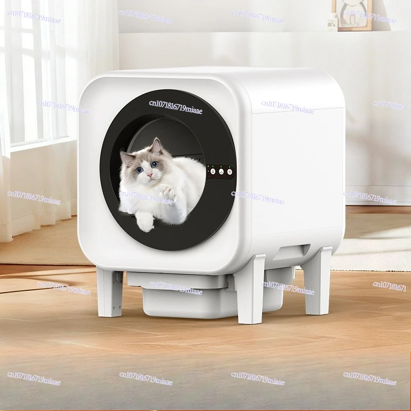 Pet smart cat litter box Fully automatic cleaning, fresh air purification and deodorization Fully enclosed cat litter box