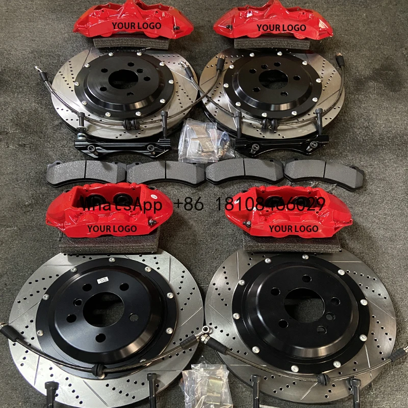 Kit de freio de corrida de alto desempenho gt6 gt4, conjunto de pastilhas de rotor de pinça para ferrari bugatti lamborghini ford mazda