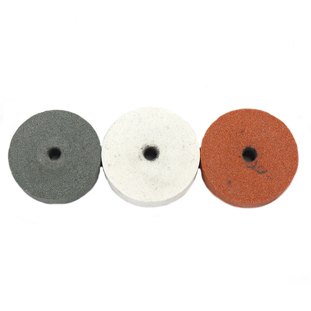 Polishing Wheel 3\" Grinding Stone 10mm Bore Set For Bench Grinder Metal Working Grinding Cutter Tools For Carpentry In Wood