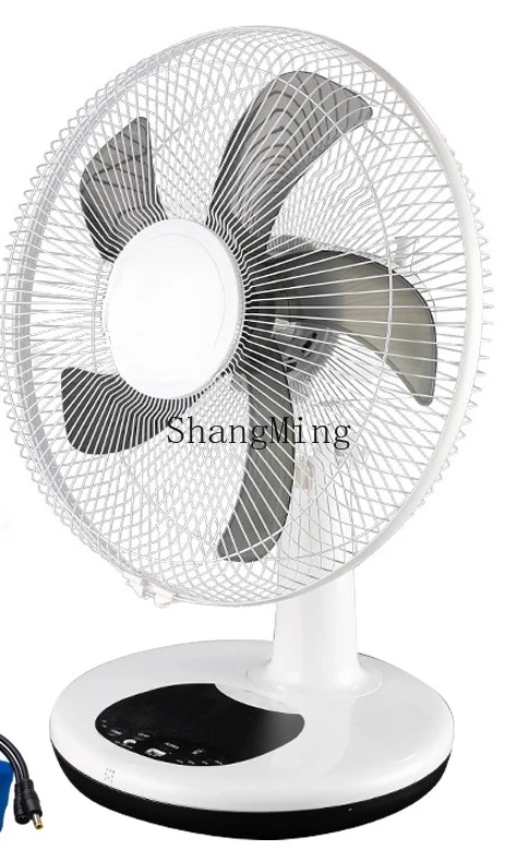 ZYY testa tremante da tavolo per uso domestico con vento forte e ventilatore solare portatile da esterno a lunga durata della batteria