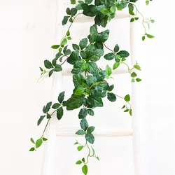 Artificial Plant Vineyman 70in Mint Leaf Wealth Leaf Green Leaf Maple Leaf Pipeline Corridor Hotel Wedding Party Outdoor Decorat