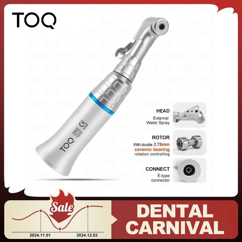 Dental Low Speed Handpiece Tools Against Low Rotation Dental Contra Angle Latch Chuck /Key Type Low Speed 22000-27000 RPM