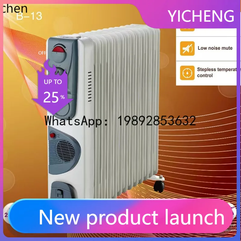

S7 Oil Filled Heater for Home Use, Energy-Saving, Large Area Warm Air Blower, Hot Air Machine