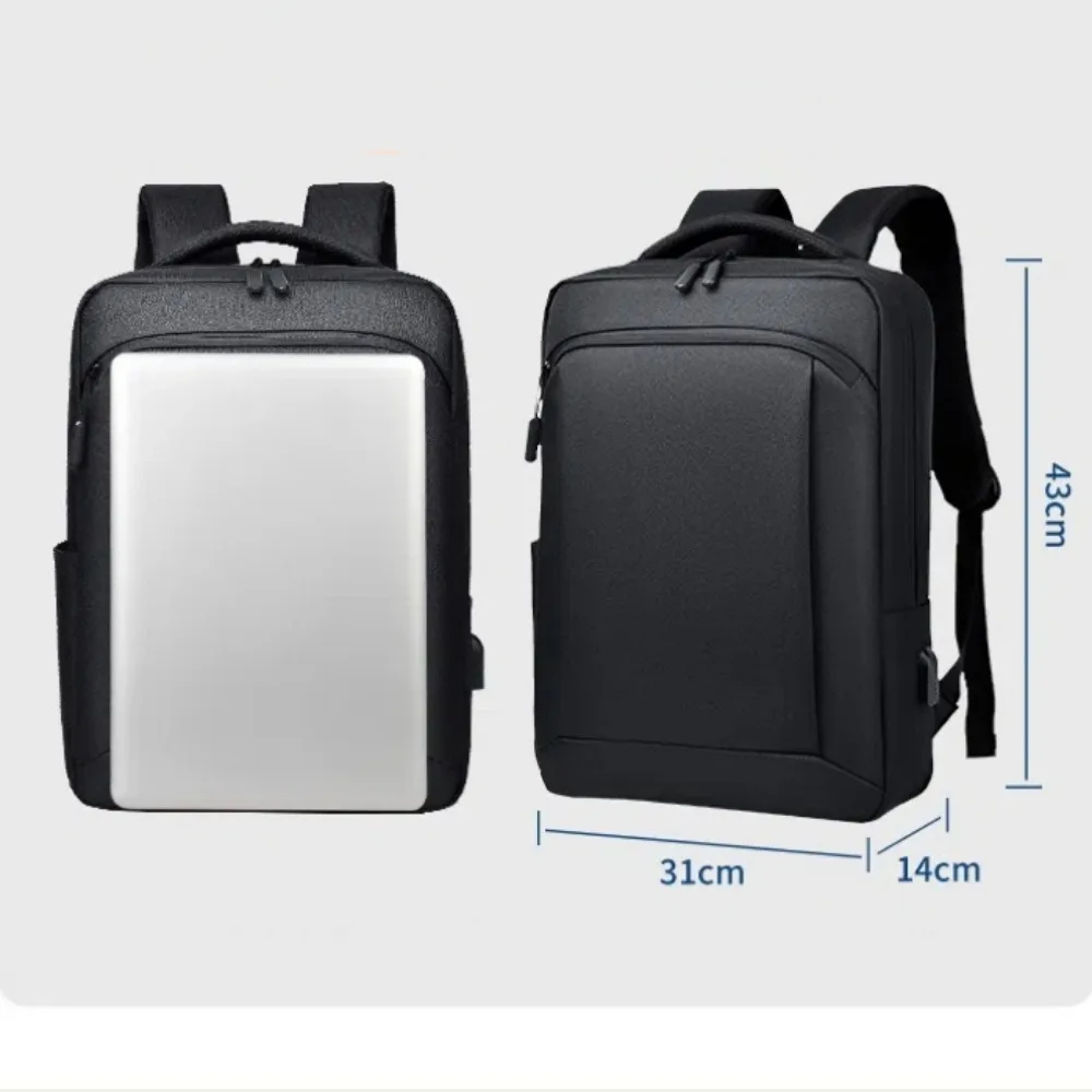 Casual 15.6 นิ้วกระเป๋าเป้สะพายหลัง Oxford แล็ปท็อปน้ําหนักเบากระเป๋าเป้สะพายหลังกันน้ํา USB ชาร์จธุรกิจกระเป๋าสําหรับเดินทางโรงเรียน