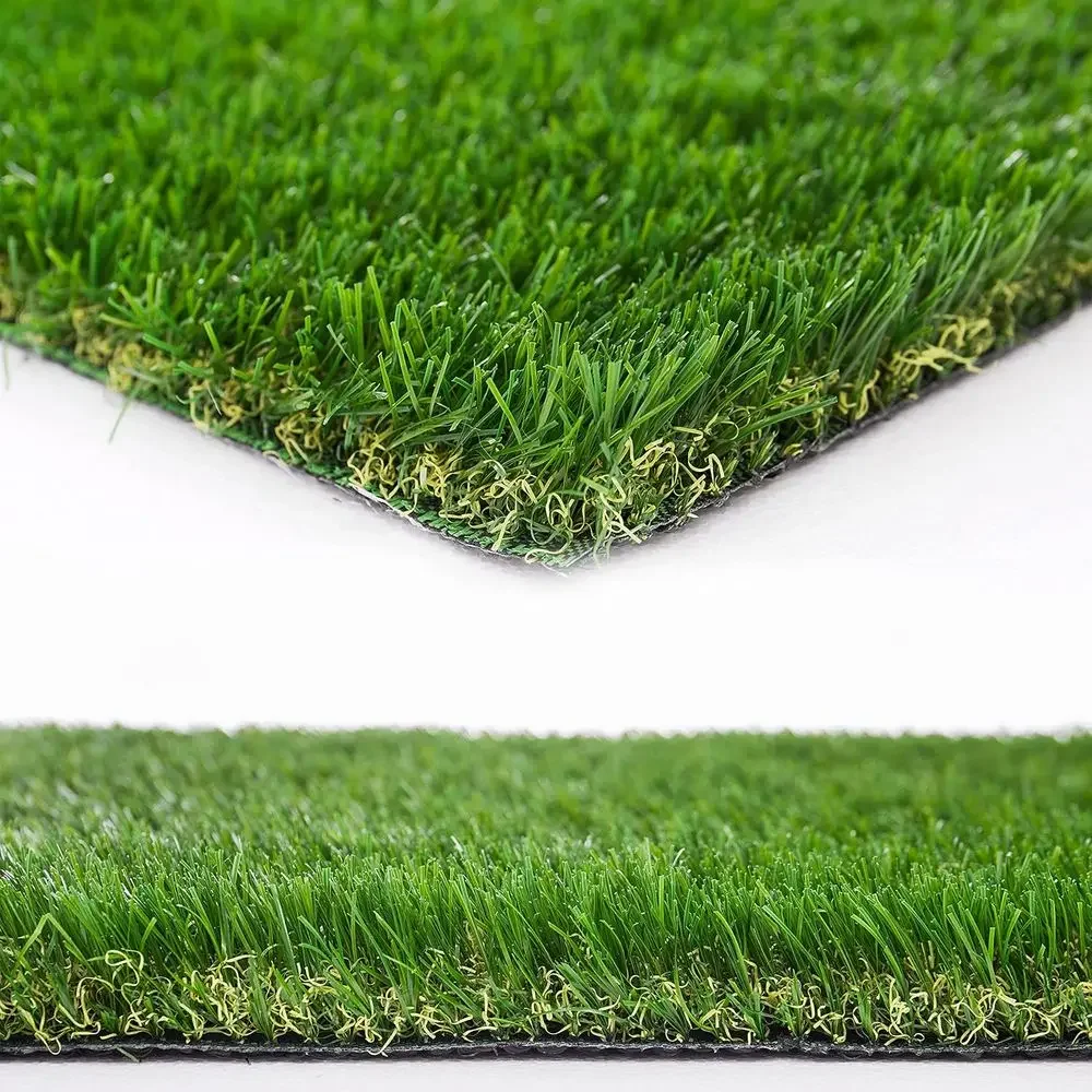Customizable Artificial Turf, 4ft x 12ft, Thick Outdoor/Indoor Grass Mat for Landscaping