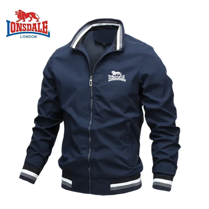 

High-end trendy streetwear unhooded coat, spring and autumn fashionable casual men's coat for outdoor sports top