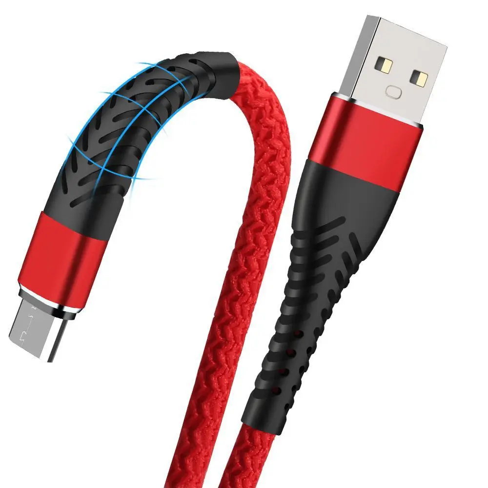 For Samsung S20 Braided Charging Cable Type-C Charger USB Type C Cable USB C Cable Micro USB Cables