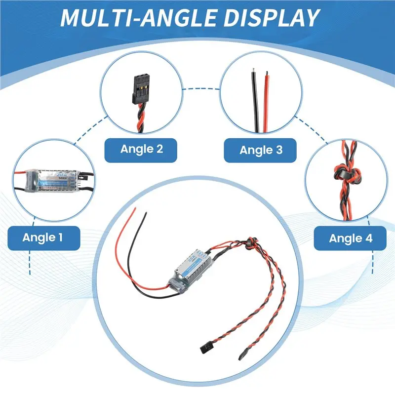 FBIL-20A HV SBEC High Quality For RC Model Airplane No Programming Required High Voltage Input (2-12S Lipoly)
