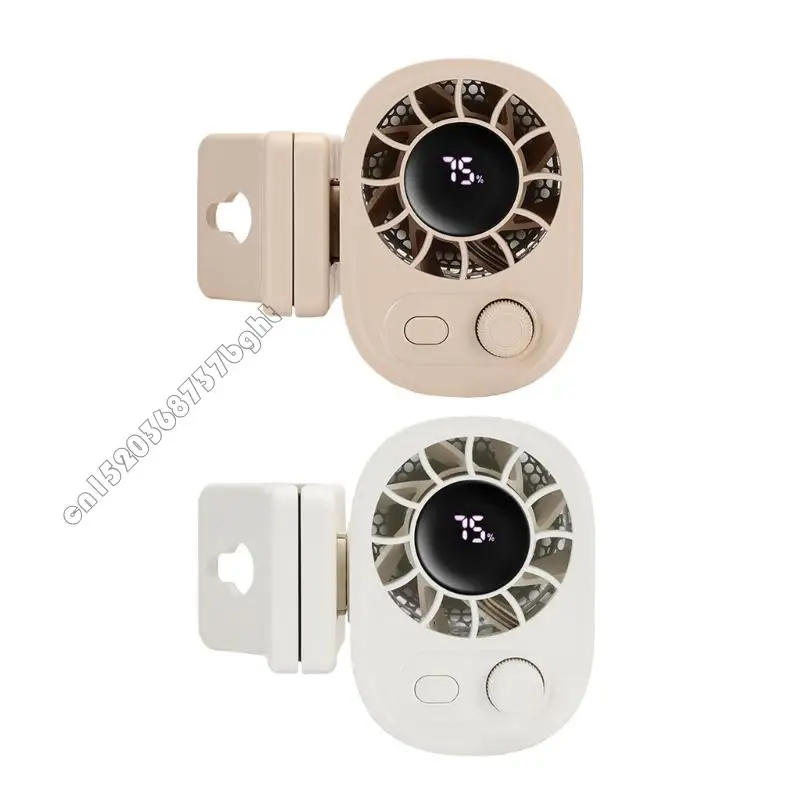

4XFB Rechargeable USB Clip Fan Portable Desk Fan 100 Speeds Quiet Cooling for Office