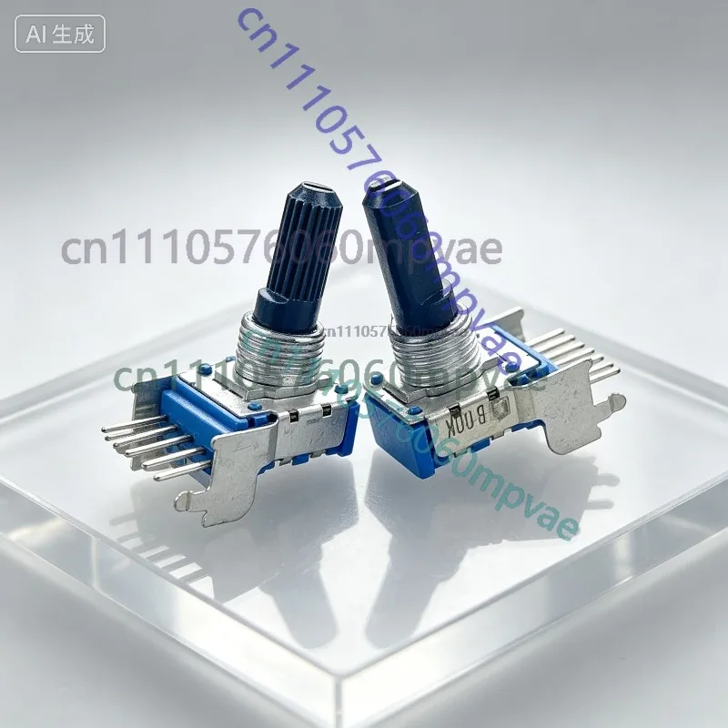 Pack FOR RK14 Type 7Pin Dual Potentiometer B100K With Midpoint Mixer Synthesizer Power Amplifier Sound Control