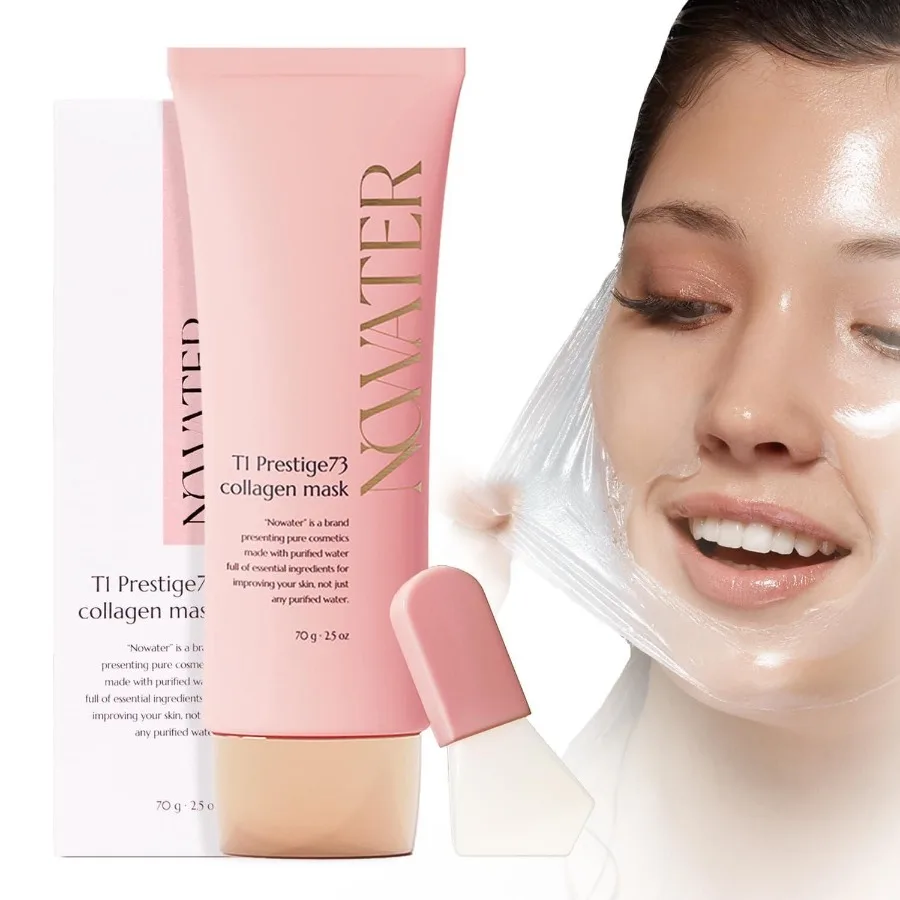 

Collagen Wrapping Mask Elasticity Improving Hydrating Firming Hydrolyzed Collagen Peptides Glass Skin Peel Off Mask Korean Skin